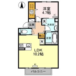 東花園駅 徒歩12分 1階の物件間取画像